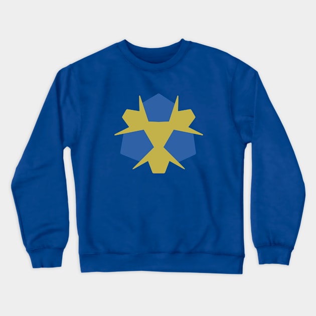 Blue Zora Sapphire Crewneck Sweatshirt by lowpolyshirts